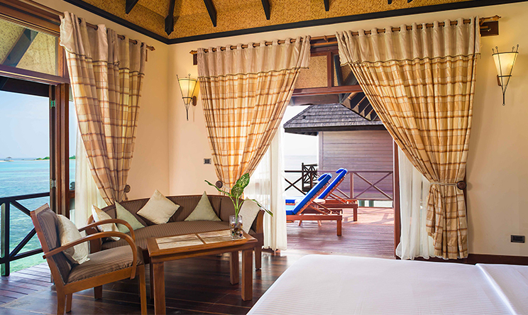 Deluxe Water Villas-豪华水上别墅  房型图片及房间装修风格(双鱼岛|欧芙菲莉岛 Olhuveli Beach & Spa Resort)海岛马尔代夫 