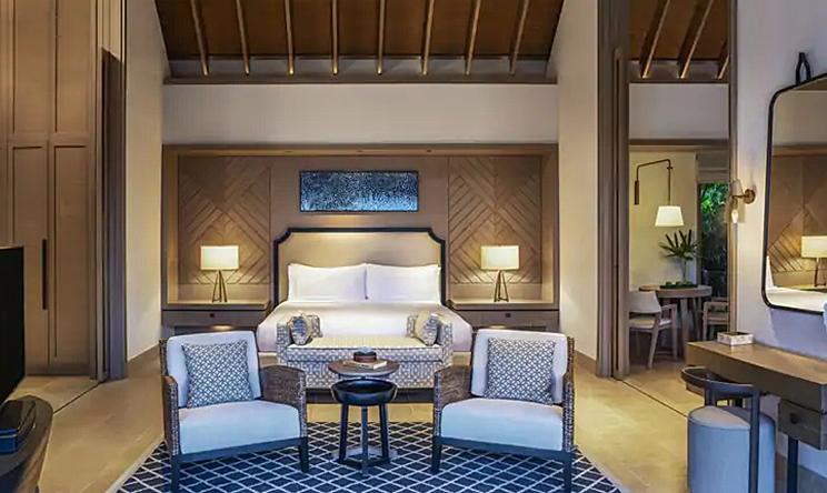 Grand Beach Villa With Pool-豪华海滩泳池别墅  房型图片及房间装修风格(华尔道夫.伊塔富士岛|希尔顿 Waldorf Astoria Maldives Ithaafushi)海岛马尔代夫 