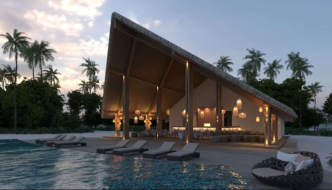 池畔酒吧--Eats＆Beats Bar dining美食的图片集（ 酒水、小吃 ），印度洋三大明珠马尔代夫,丽笙度假酒店 Radisson Blu Resort Maldive