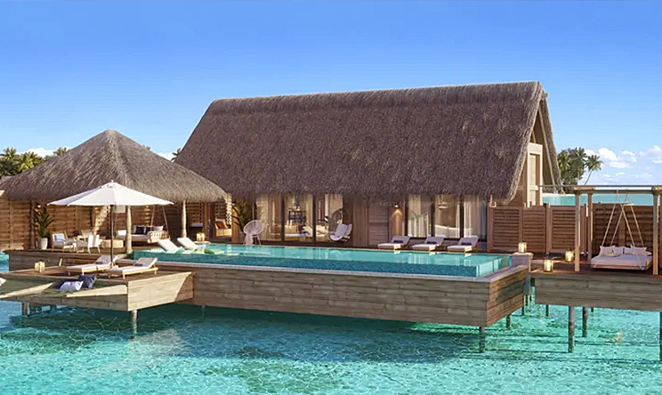Overwater Villa With Pool-水上泳池别墅  房型图片及房间装修风格(华尔道夫.伊塔富士岛|希尔顿 Waldorf Astoria Maldives Ithaafushi)海岛马尔代夫 