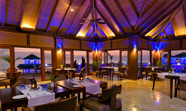 The Four Spices(泰国餐厅) dining美食的图片集( 日本、泰国、印度、马尔代夫风味 ),印度洋三大明珠马尔代夫,双鱼岛|欧芙菲莉岛 Olhuveli Beach & Spa Resort