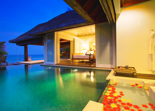 Ocean House with Pool-泳池海景房 房型图片及房间装修风格(娜拉杜岛 Naladhu Private Island Maldives)海岛马尔代夫 