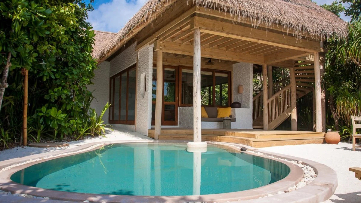 Soneva Fushi Family Villa Suite With Pool-索尼娃芙西家庭泳池别墅 房型图片及房间装修风格(索尼娃芙西岛度假村 Soneva Fushi)海岛马尔代夫 