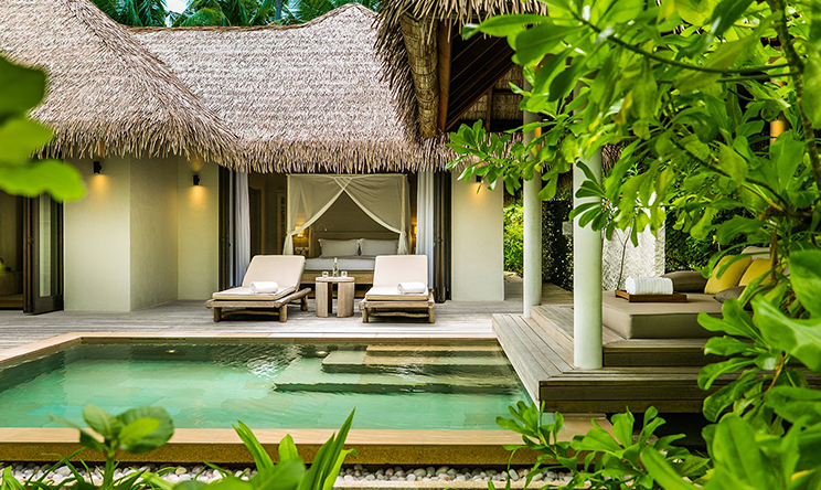 双卧沙滩别墅-Two Bedroom Beach Villa 房型图片及房间装修风格(玛丽富士 COMO Maalifushi)海岛马尔代夫 