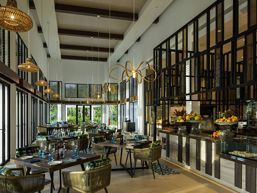 主餐厅--Melange dining美食的图片集( 国际美食 ),印度洋三大明珠马尔代夫,铂尔曼 Pullman Maldives Maamutaa Resort