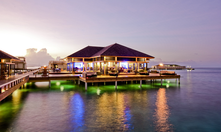 Azzurro (地中海餐厅) dining美食的图片集（ 地中海、意式美食 ），印度洋三大明珠马尔代夫,薇拉瓦鲁岛|AV岛|海龟岛 Angsana velavaru