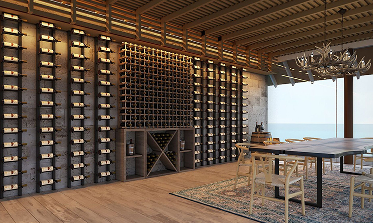 酒窖 --Wine Cellar dining美食的图片集（ 酒水 ），印度洋三大明珠马尔代夫,伊露薇丽岛 Sun Aqua Iru Veli