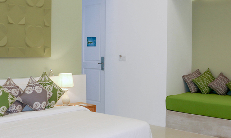 房型内部设施图片参考，如无边泳池与电视及音响， Grand Beach Suite With Pool-气派沙滩套房（带泳池）  maldievs(双鱼岛|欧芙菲莉岛 Olhuveli Beach & Spa Resort) 